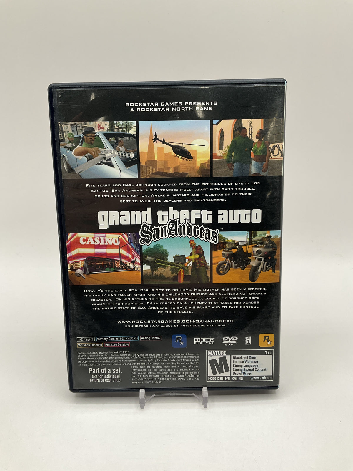 Grand Theft Auto San Andreas Playstation 2 Used