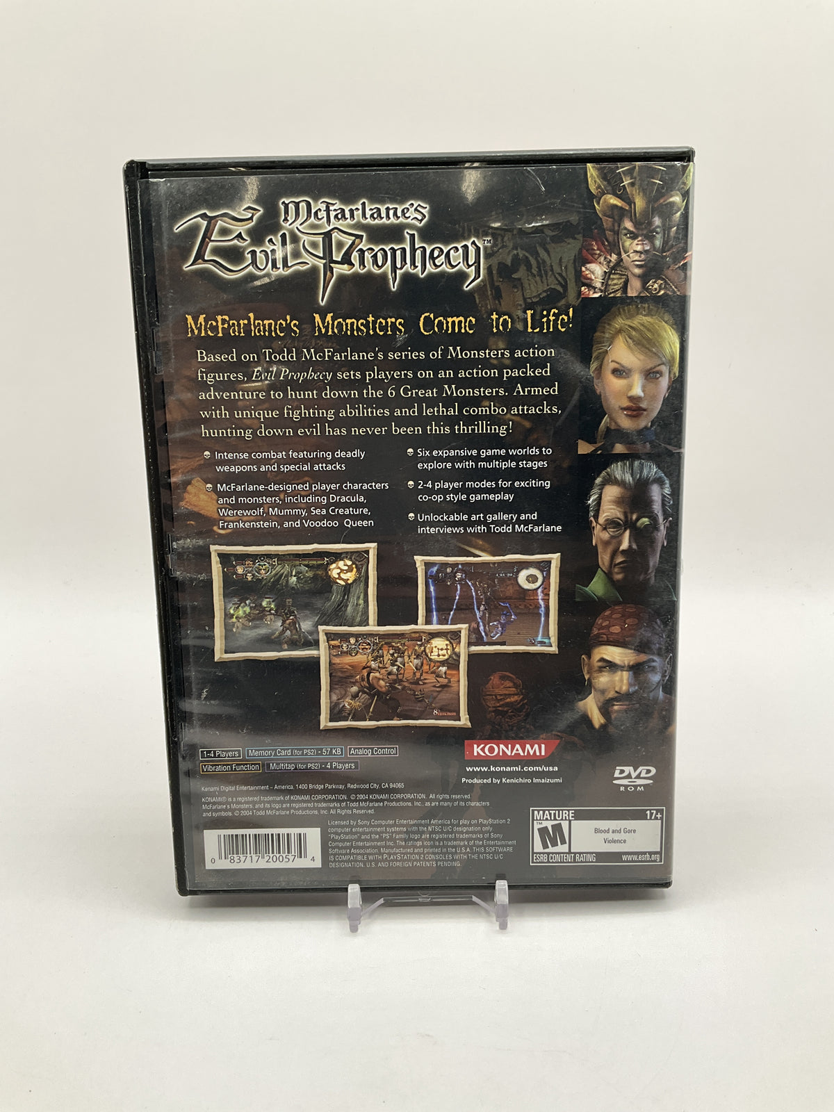 McFarlane's Evil Prophecy Playstation 2 Used