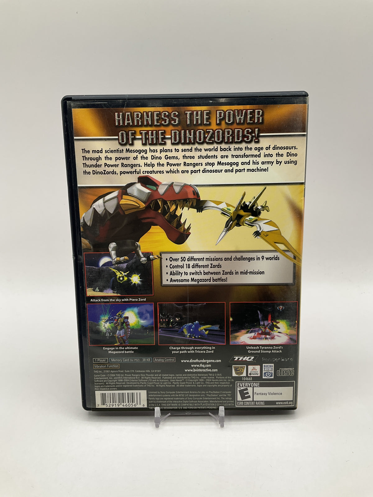 Power Rangers Dino Thunder Playstation 2 Used