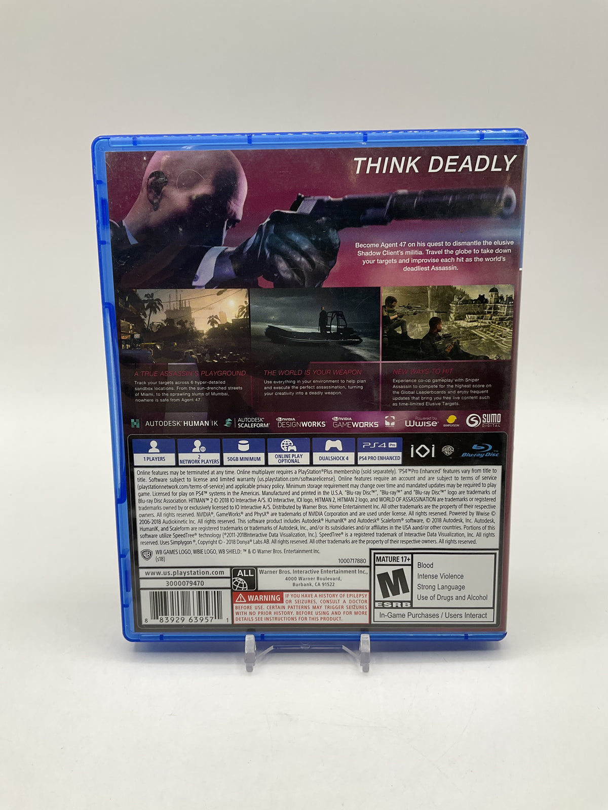 Hitman 2 Playstation 4 Used