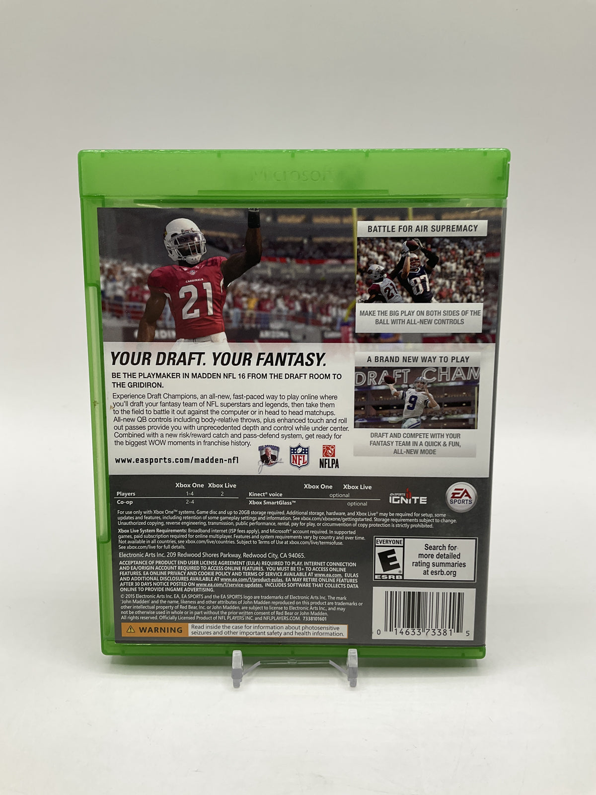 Madden NFL 16 Xbox One Used
