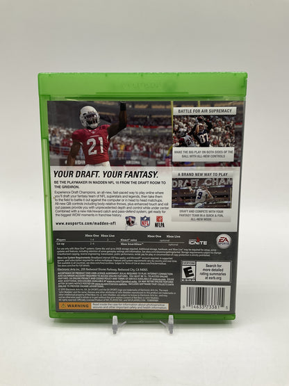 Madden NFL 16 Xbox One Used