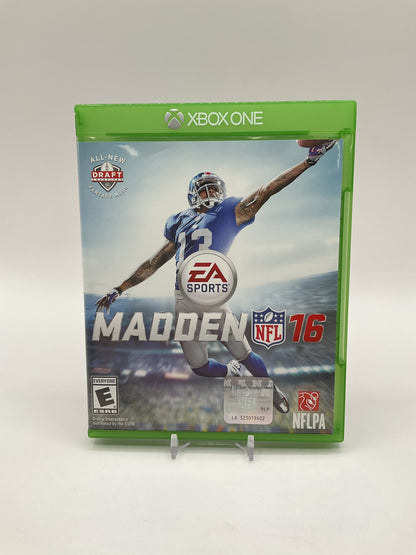 Madden NFL 16 Xbox One Used