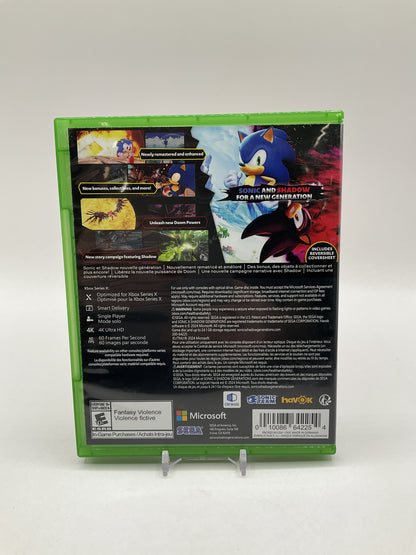 Sonic X Shadow Generations Xbox Series X Used