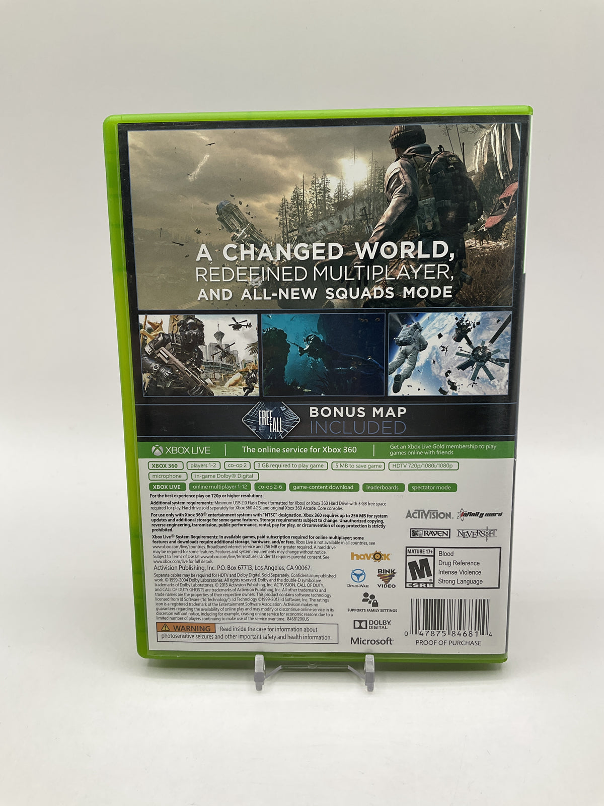 Call of Duty Ghosts Xbox 360 Used