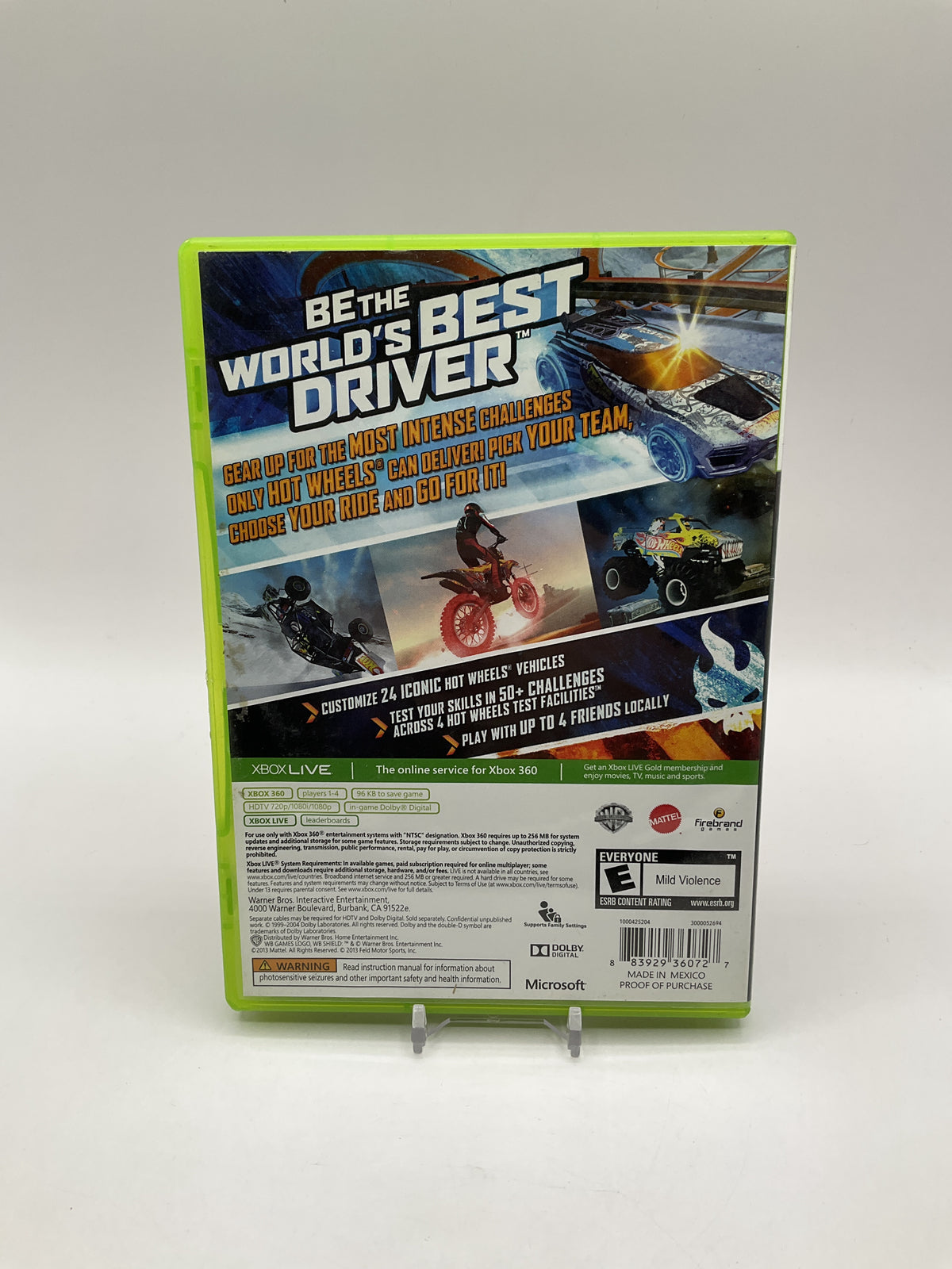 Hot Wheels: World's Best Driver Xbox 360 Used