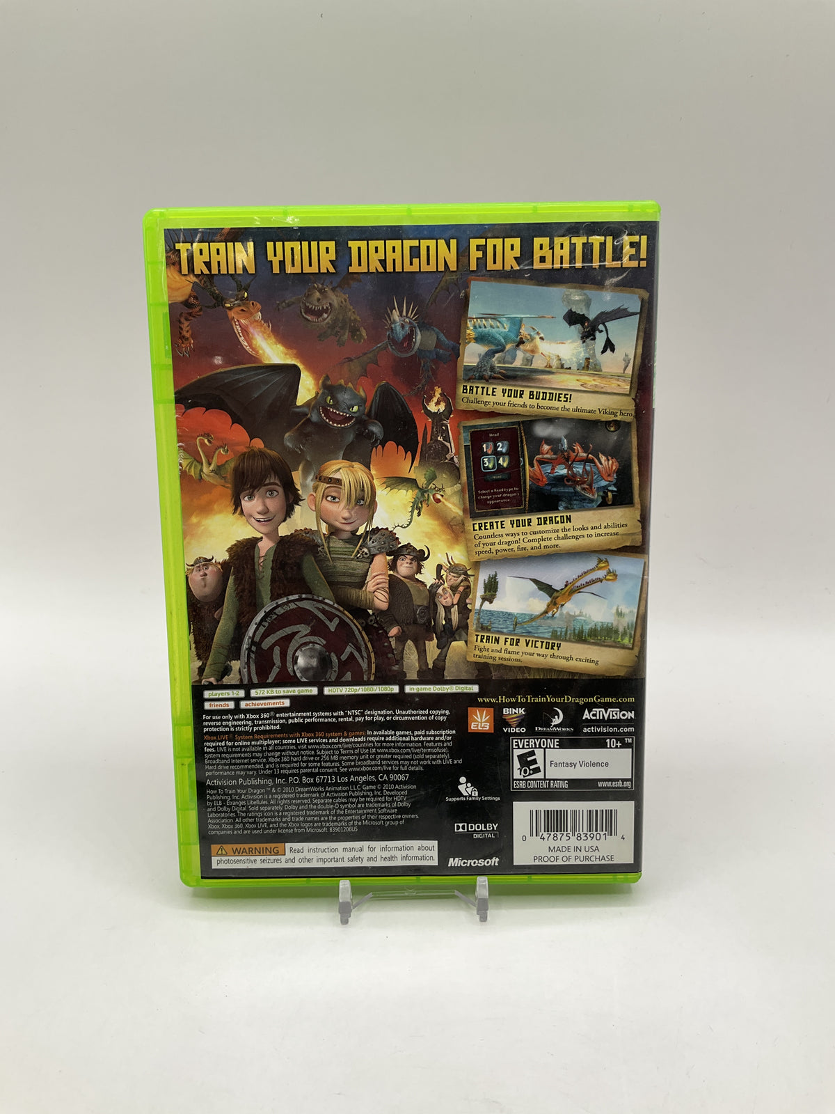 How to Train Your Dragon Xbox 360 Used