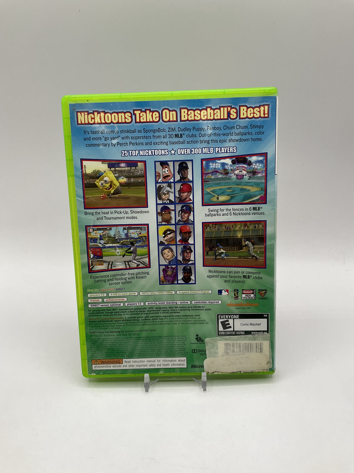 Nicktoons MLB Xbox 360 Used