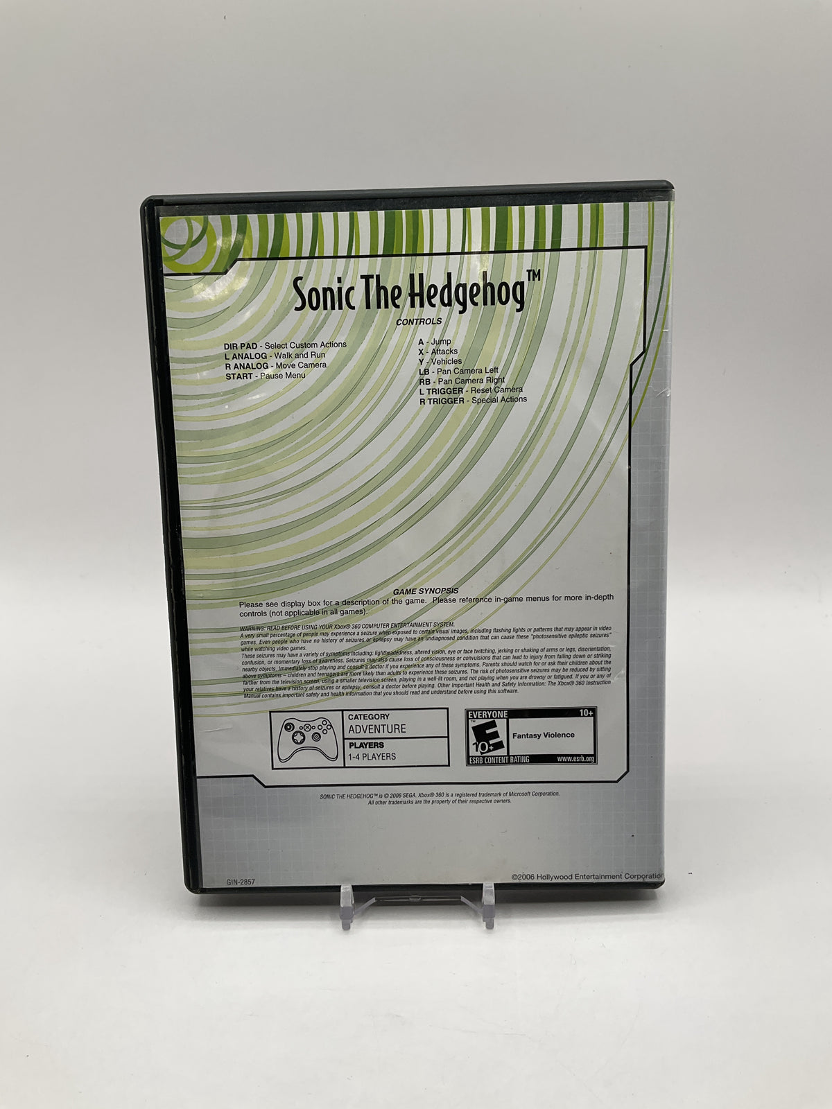 Sonic the Hedgehog Xbox 360 Used