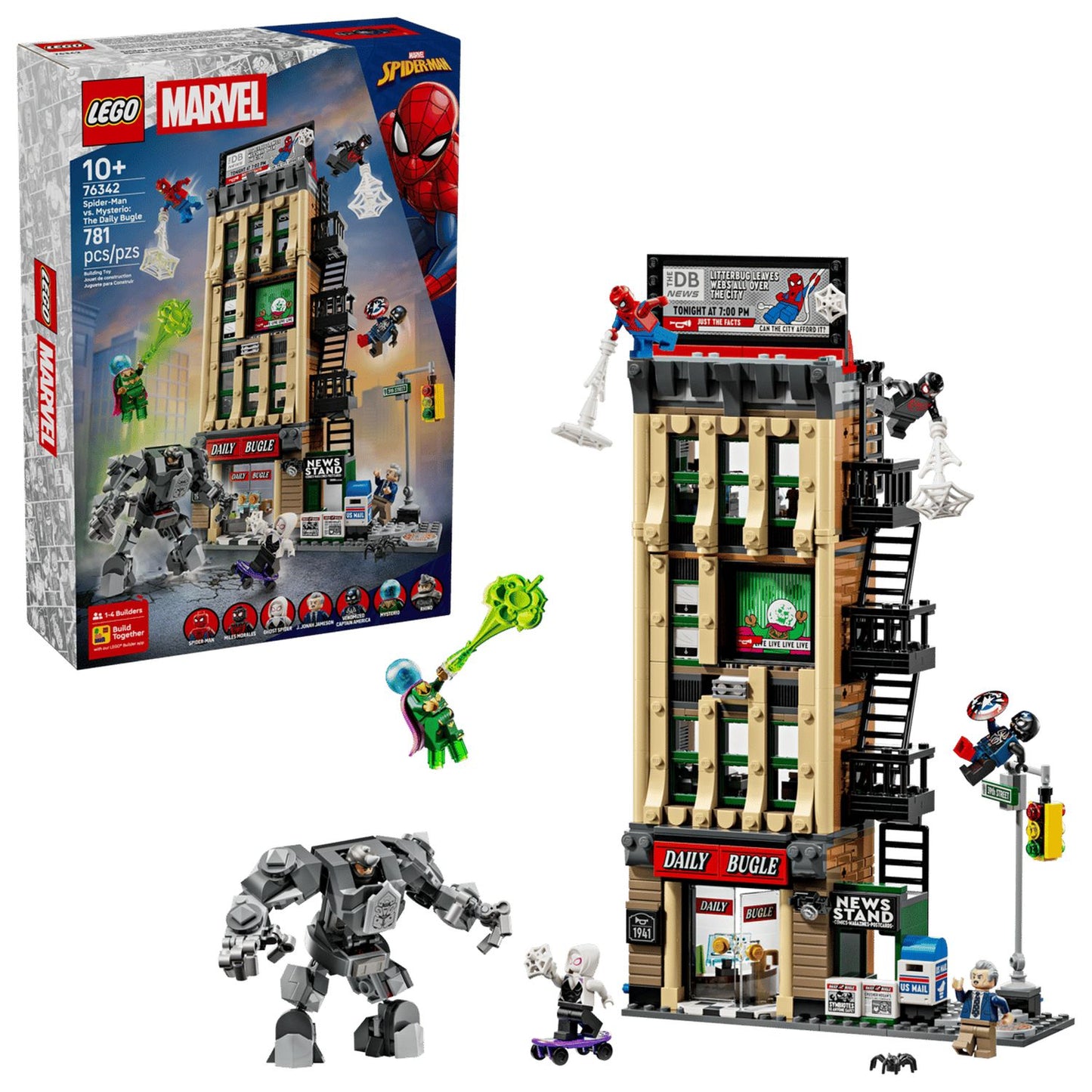 LEGO Spider-Man vs. Mysterio: The Daily Bugle 76342