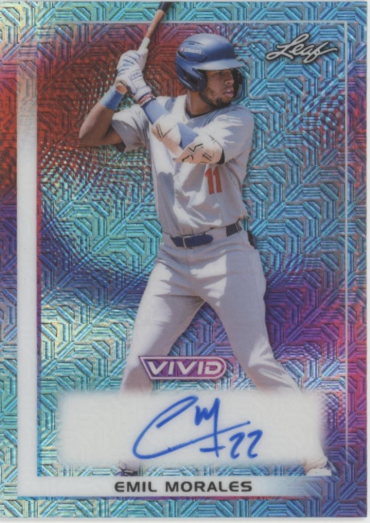 Emil Morales 2026 Leaf Vivid Auto 18/35 #BA-EM1