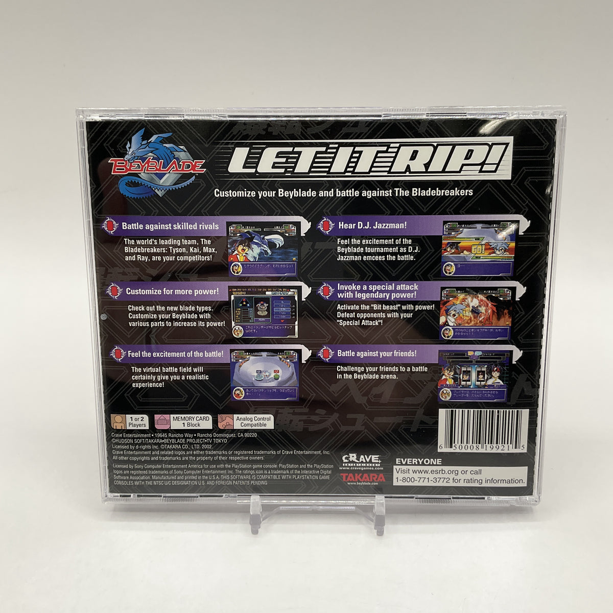 Beyblade Let It Rip Playstation Used