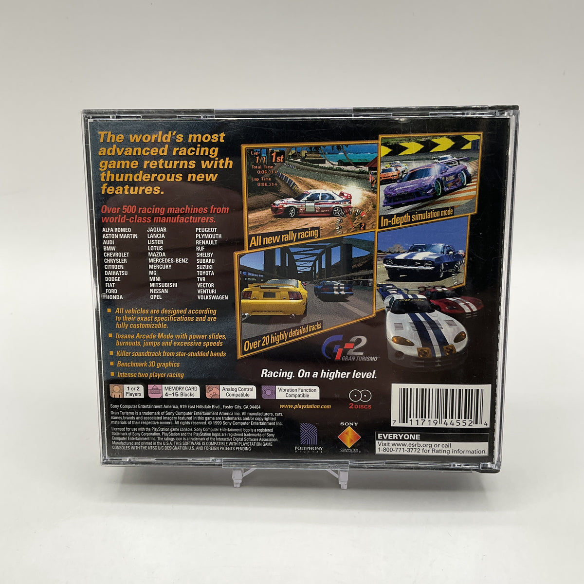 Gran Turismo 2 Playstation Used