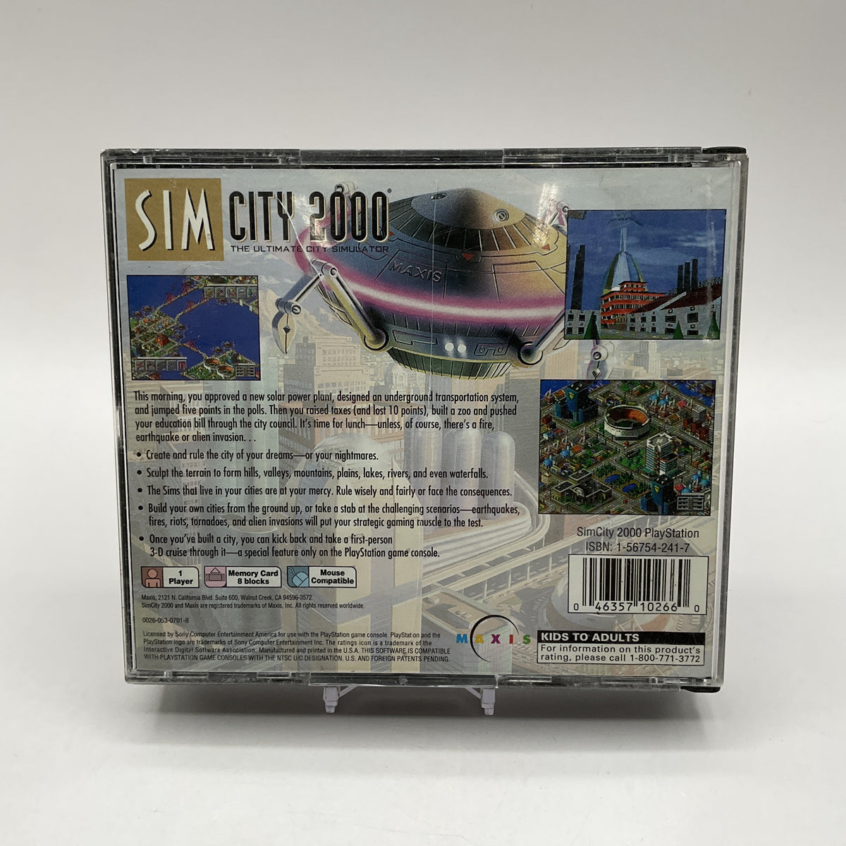 SimCity 2000 Playstation Used