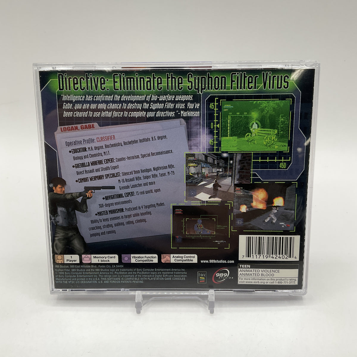 Syphon Filter Playstation Used #1