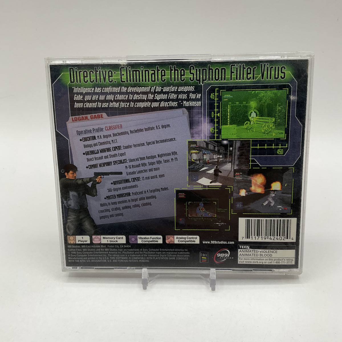 Syphon Filter Playstation Used #3