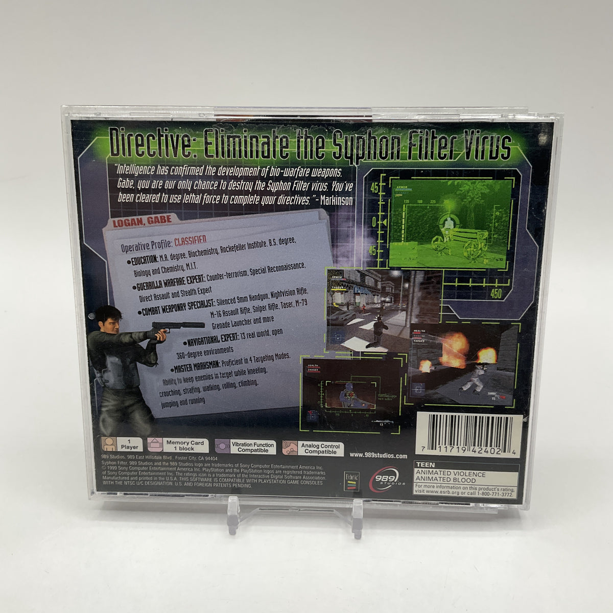 Syphon Filter Playstation Used #4