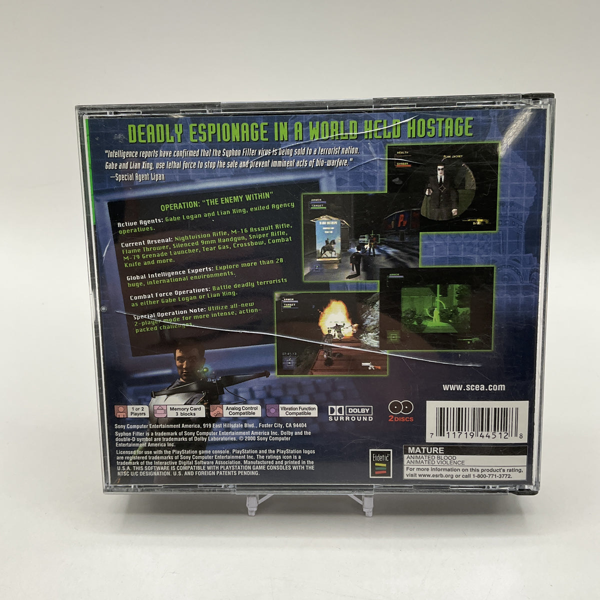Syphon Filter 2 [Greatest Hits] Playstation Used