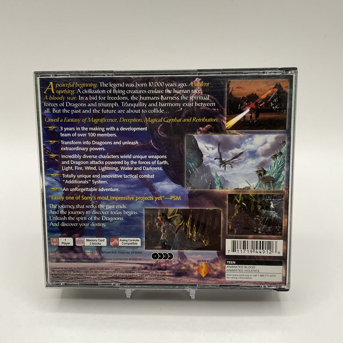 Legend of Dragoon [Greatest Hits] Playstation Used