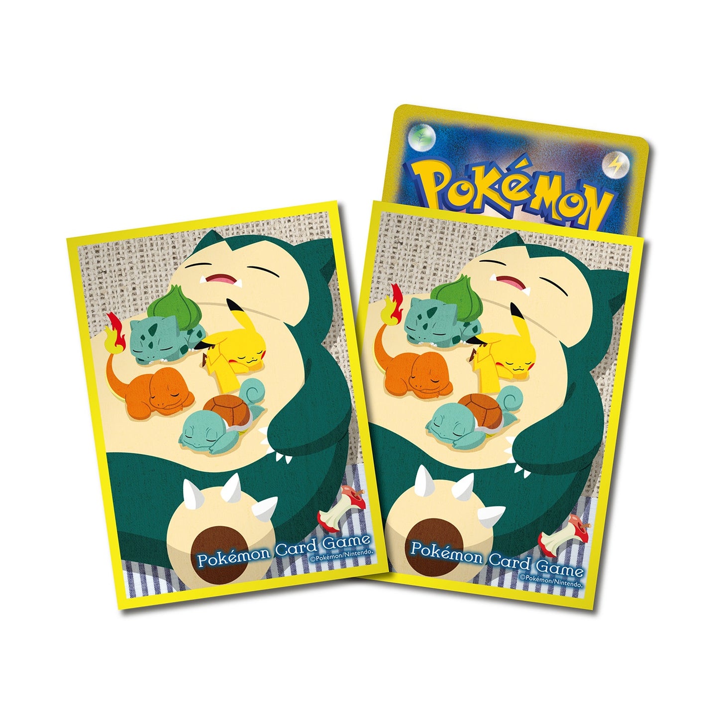 Pokemon: Snorlax with Sleeping Pokemon Sleeves (Japanese Pokemon Center Exclusive)