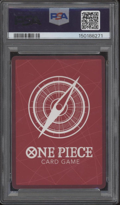 Monkey D Luffy One Piece Card Game OP09 Alternate Art #061 PSA 10