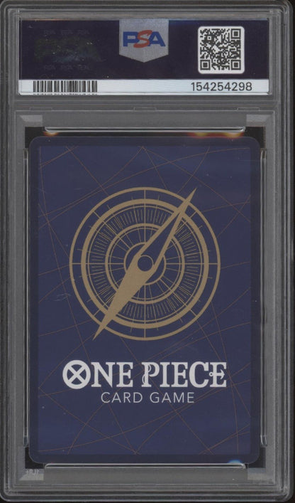 Shanks One Piece Card Game PRB02 Alternate Art #004 PSA 10