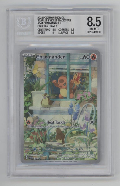 Charmander Pokemon Obsidian Flames Promo #044 Beckett 8.5 #1