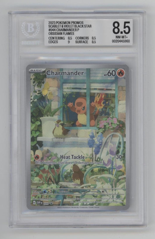 Charmander Pokemon Obsidian Flames Promo #044 Beckett 8.5 #1