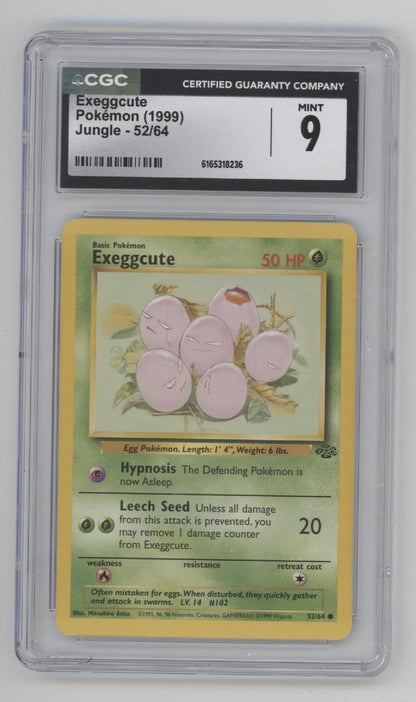 Exeggcute Pokemon Jungle #52 CGC 9