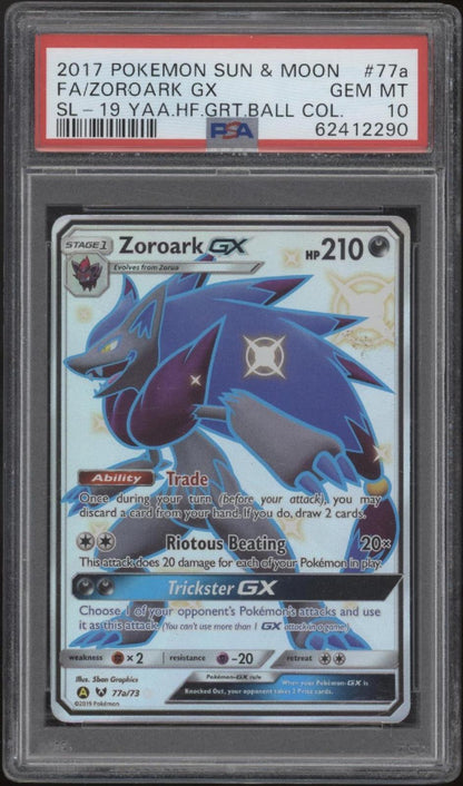 Zoroark GX Pokemon 2019 YAA Collection #77a PSA 10