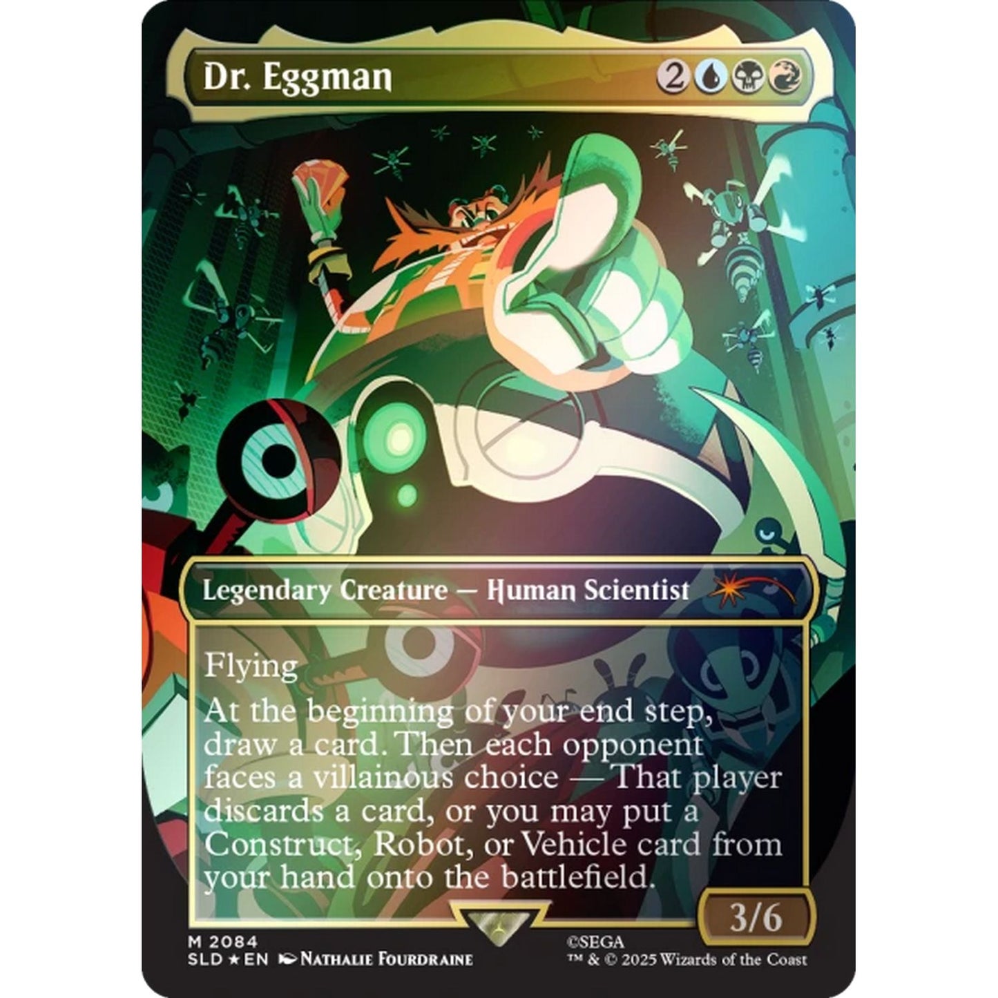 Magic the Gathering: Secret Lair X Sonic Friends & Foes [Rainbow Foil]