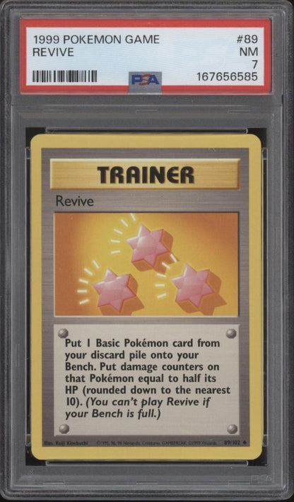Revive Pokemon Base Set #89 PSA 7
