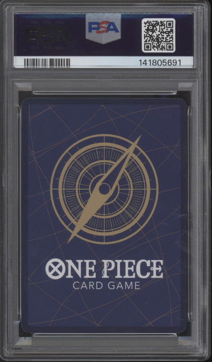 Shanks One Piece Card Game OP11 Special Alternate Art #004 PSA 10