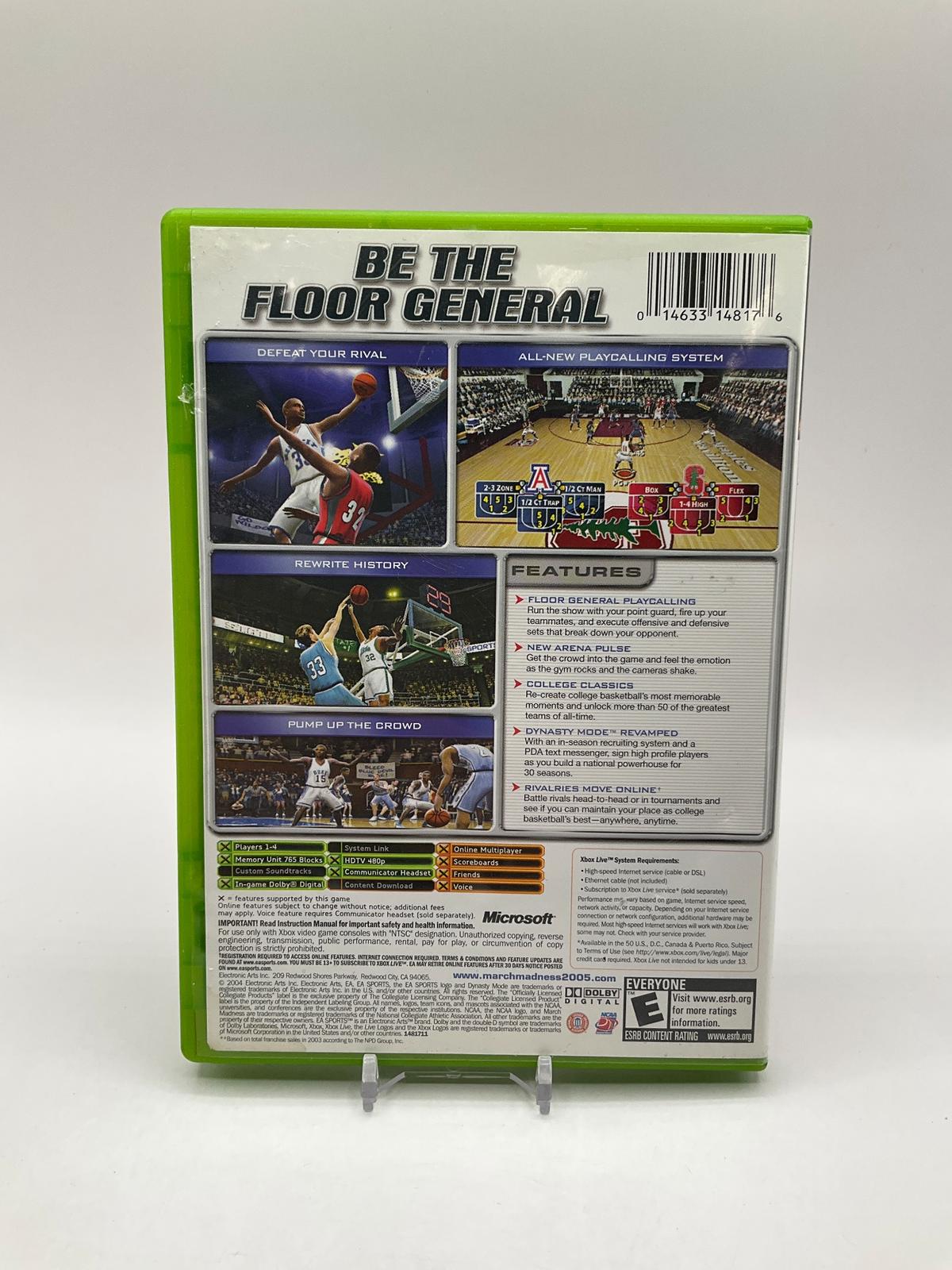 NCAA March Madness 2005 Xbox Used