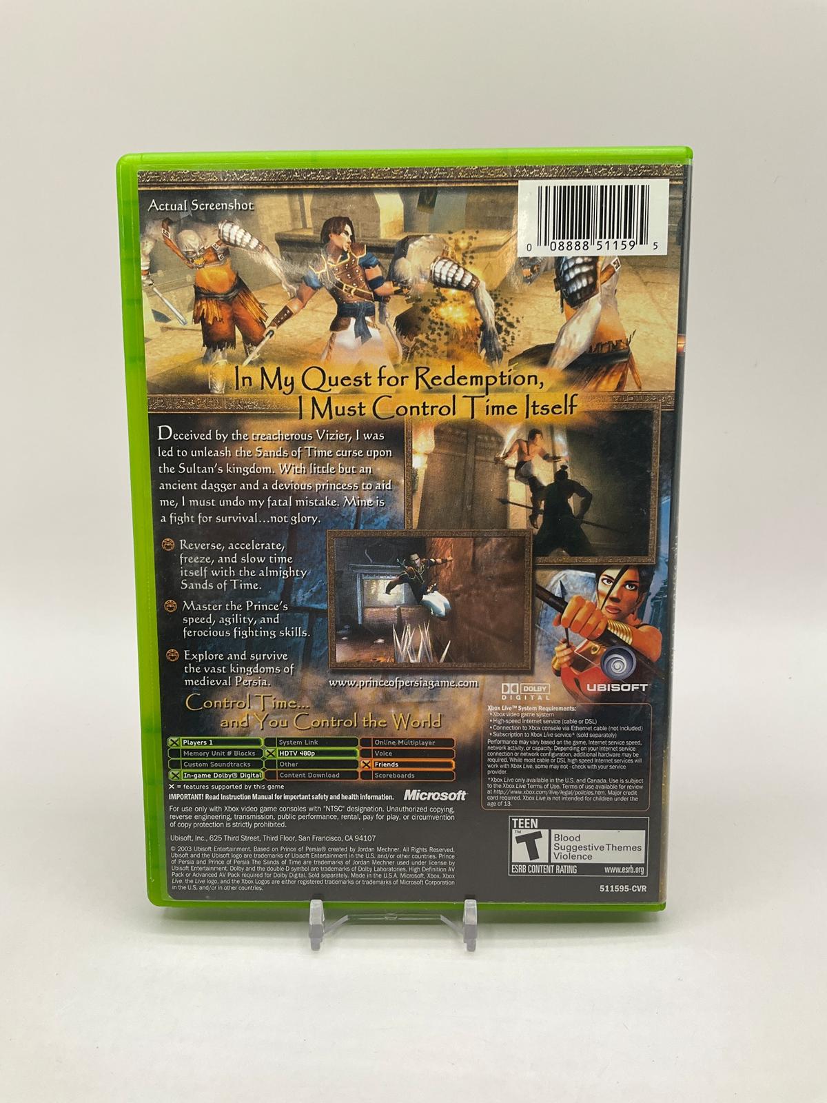 Prince of Persia Sands of Time Xbox Used