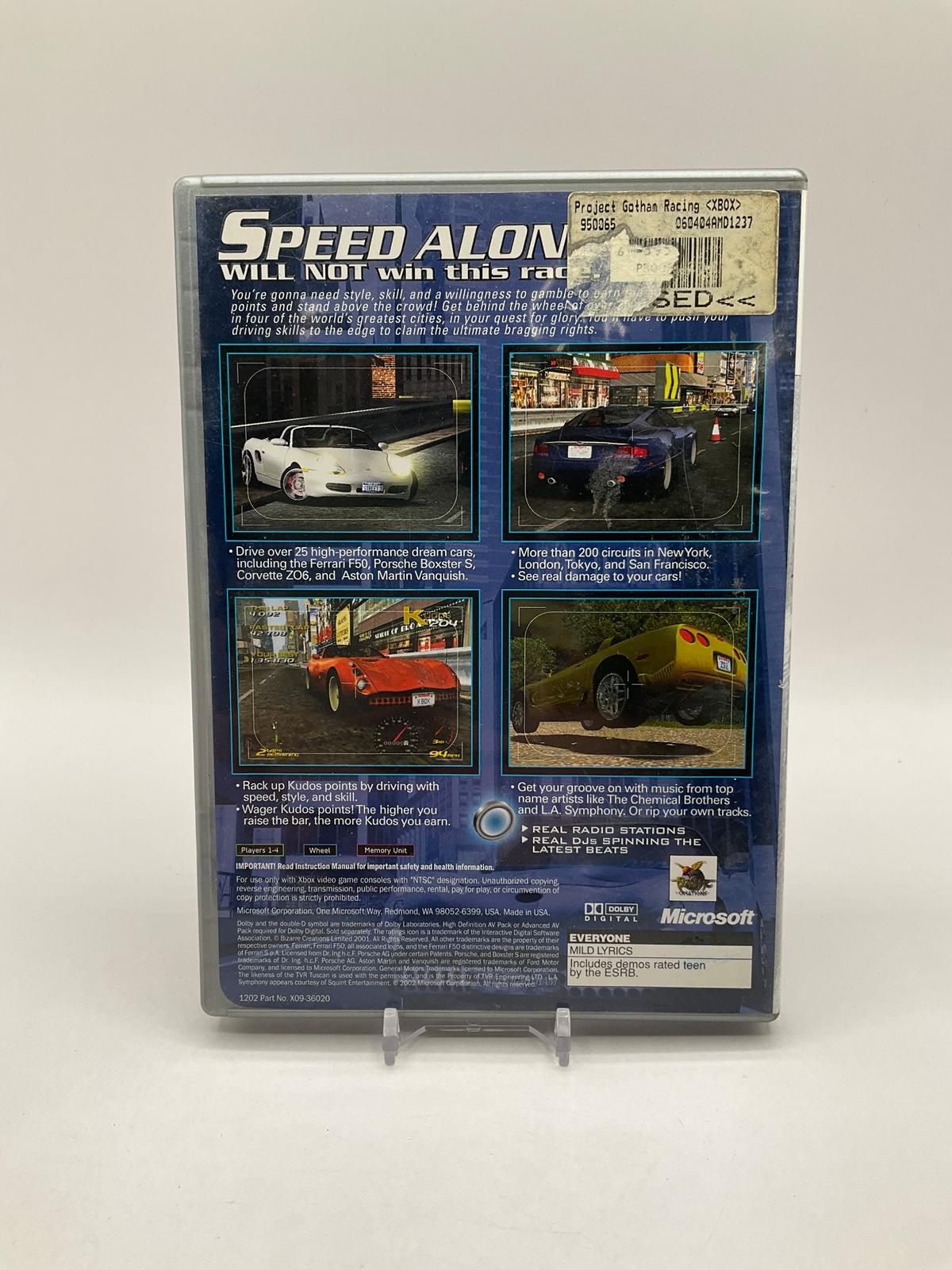 Project Gotham Racing [Platinum Hits] Xbox Used