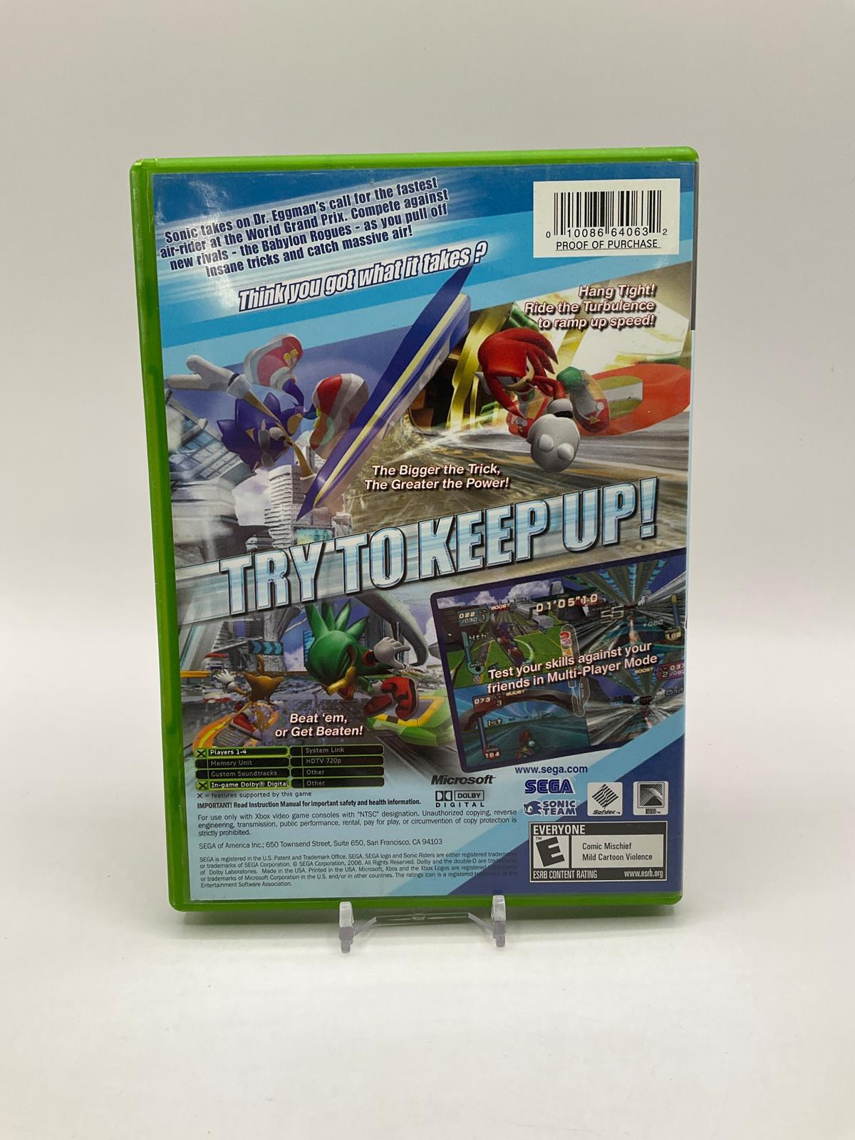 Sonic Riders Xbox Used