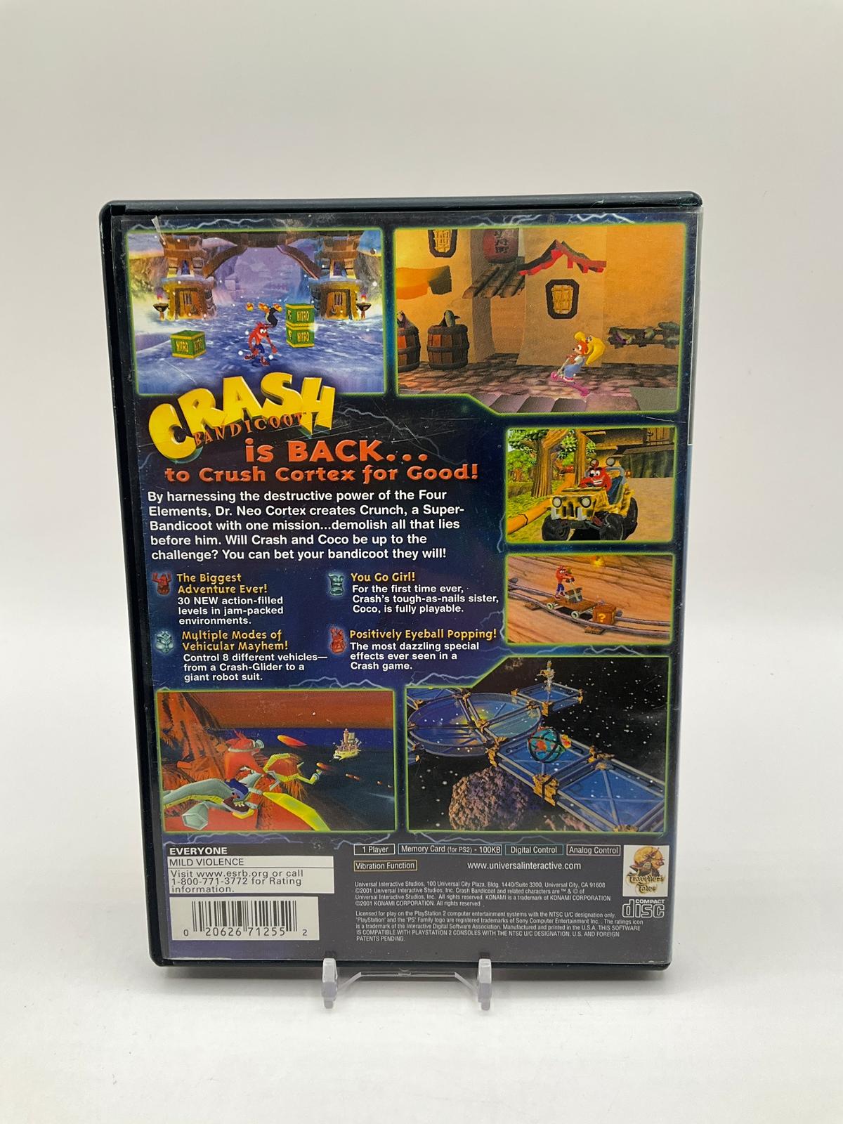 Crash Bandicoot The Wrath of Cortex Playstation 2 Used