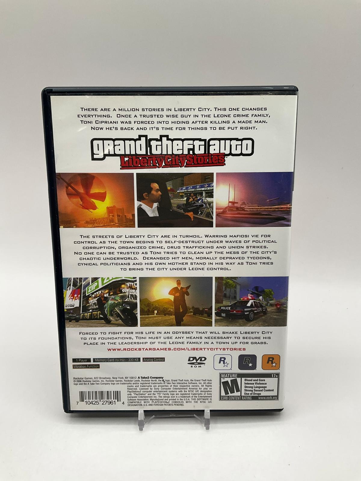 Grand Theft Auto Liberty City Stories Playstation 2 Used