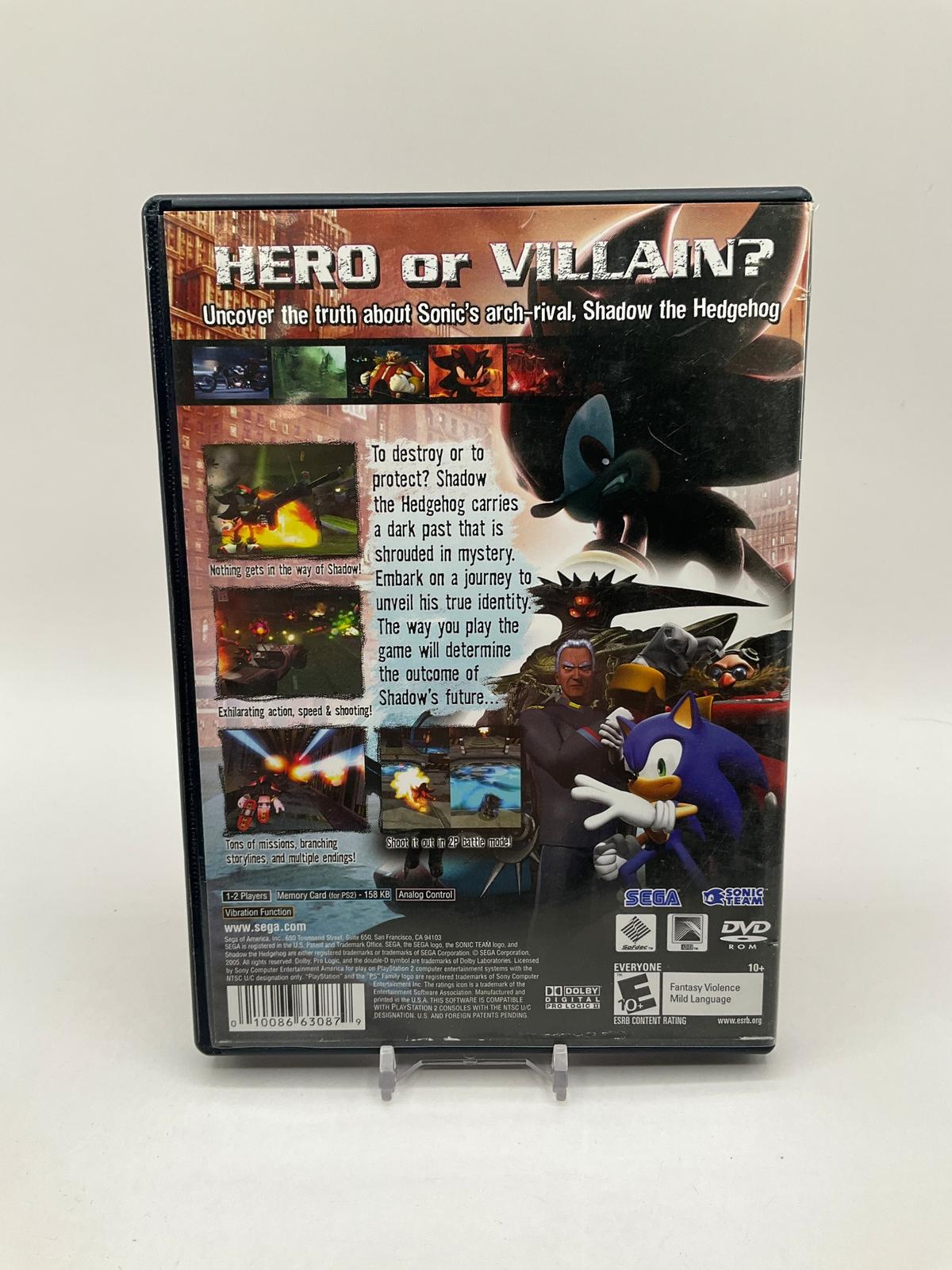 Shadow the Hedgehog Playstation 2 Used