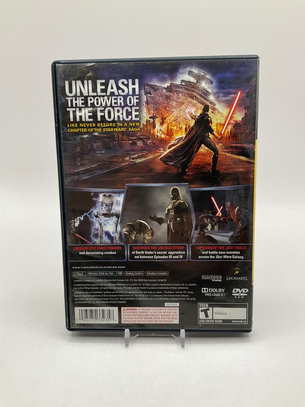 Star Wars The Force Unleashed Playstation 2 Used