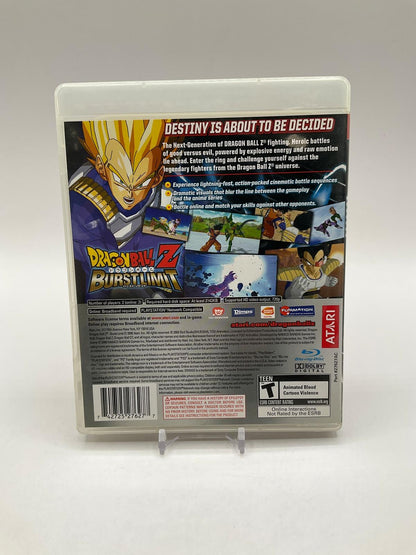 Dragon Ball Z Burst Limit Playstation 3 Used