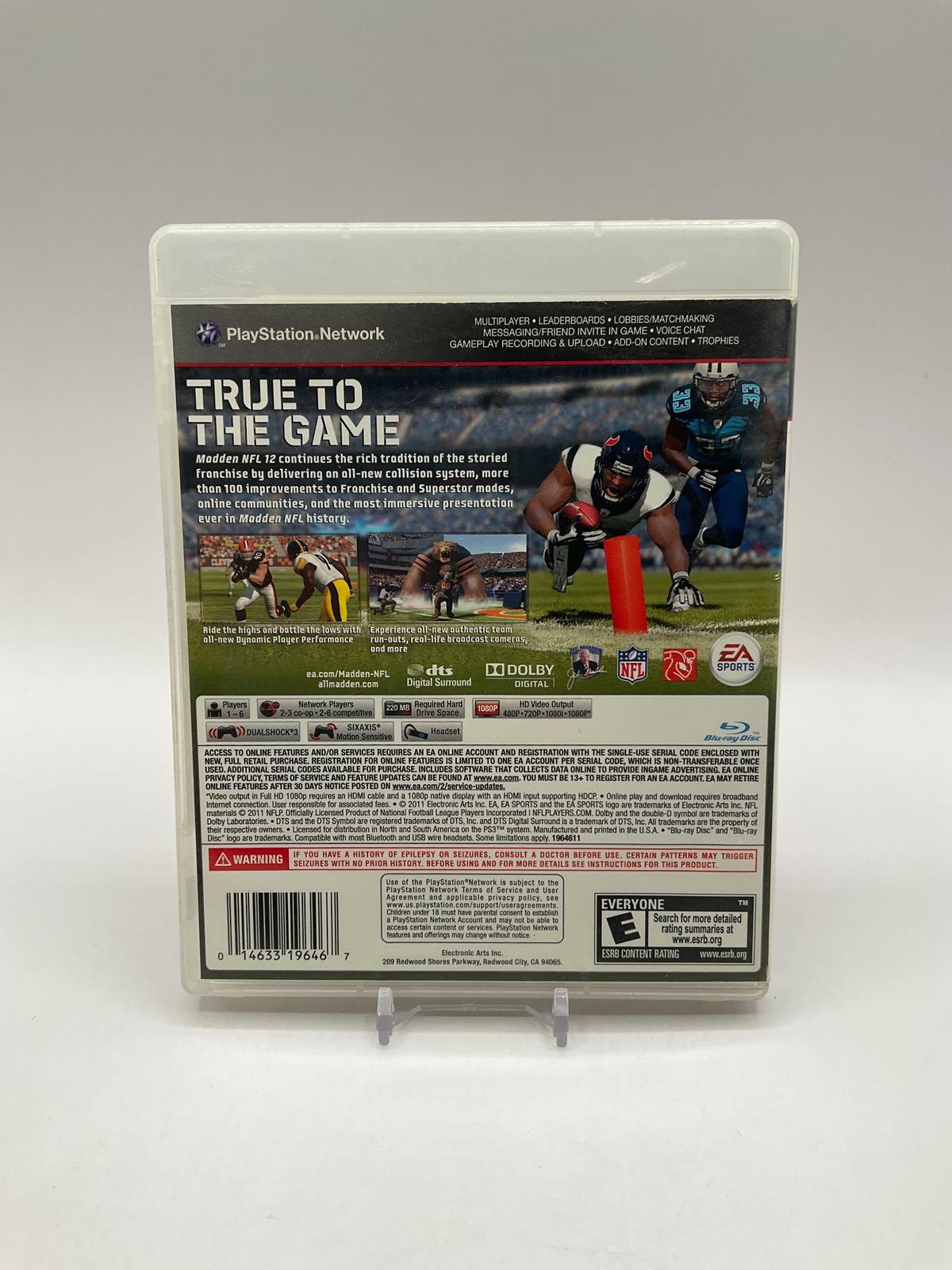 Madden NFL 12 Playstation 3 Used #2