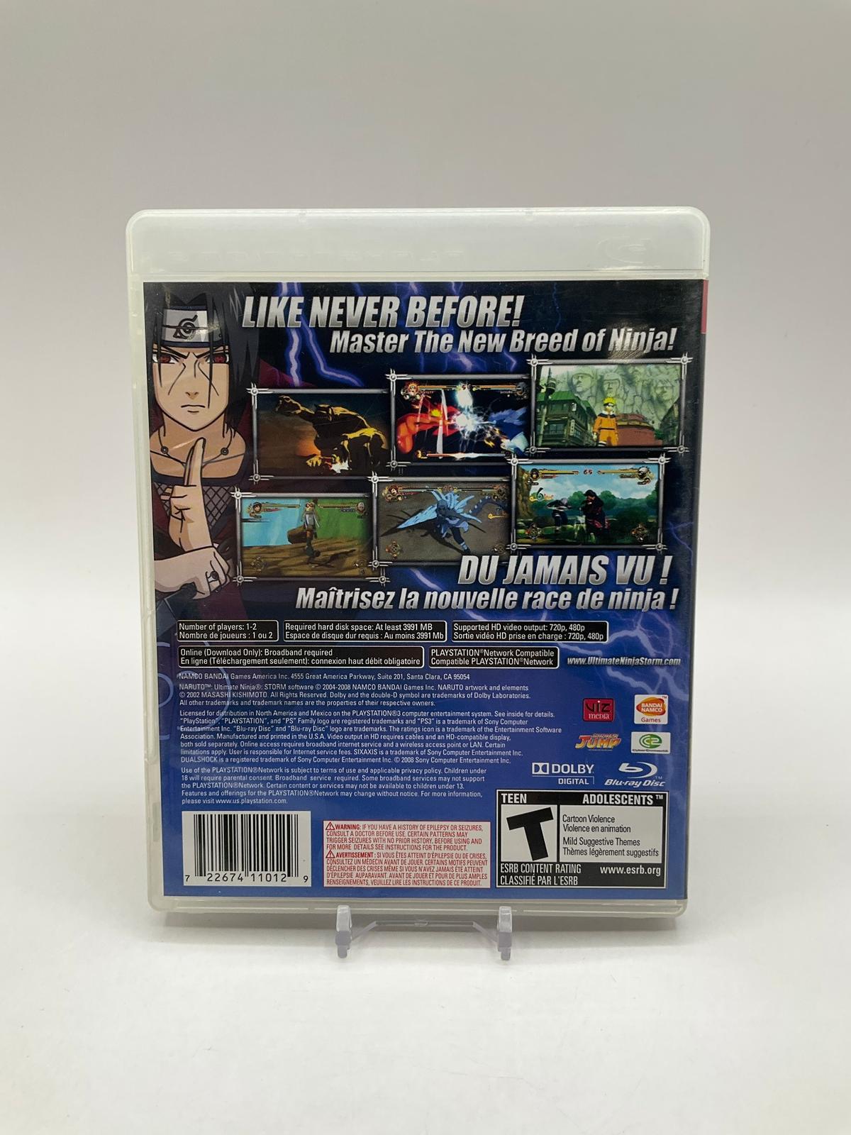 Naruto Ultimate Ninja Storm Playstation 3 Used
