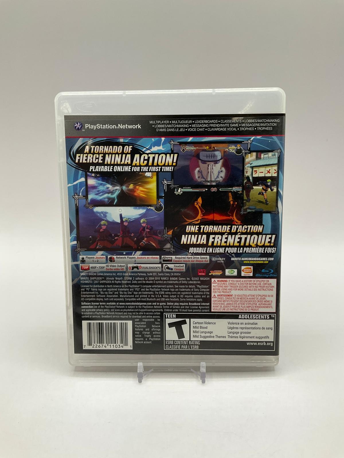 Naruto Shippuden Ultimate Ninja Storm 2 Playstation 3 Used