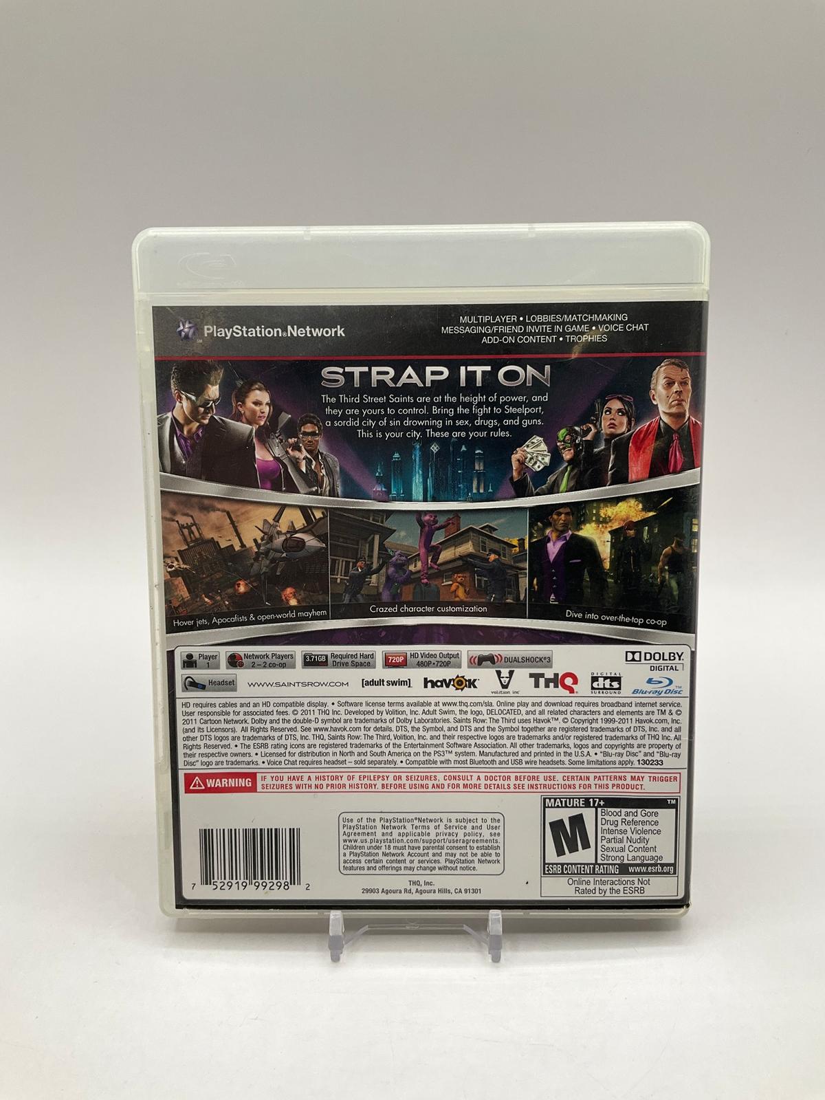 Saints Row: The Third Playstation 3 Used