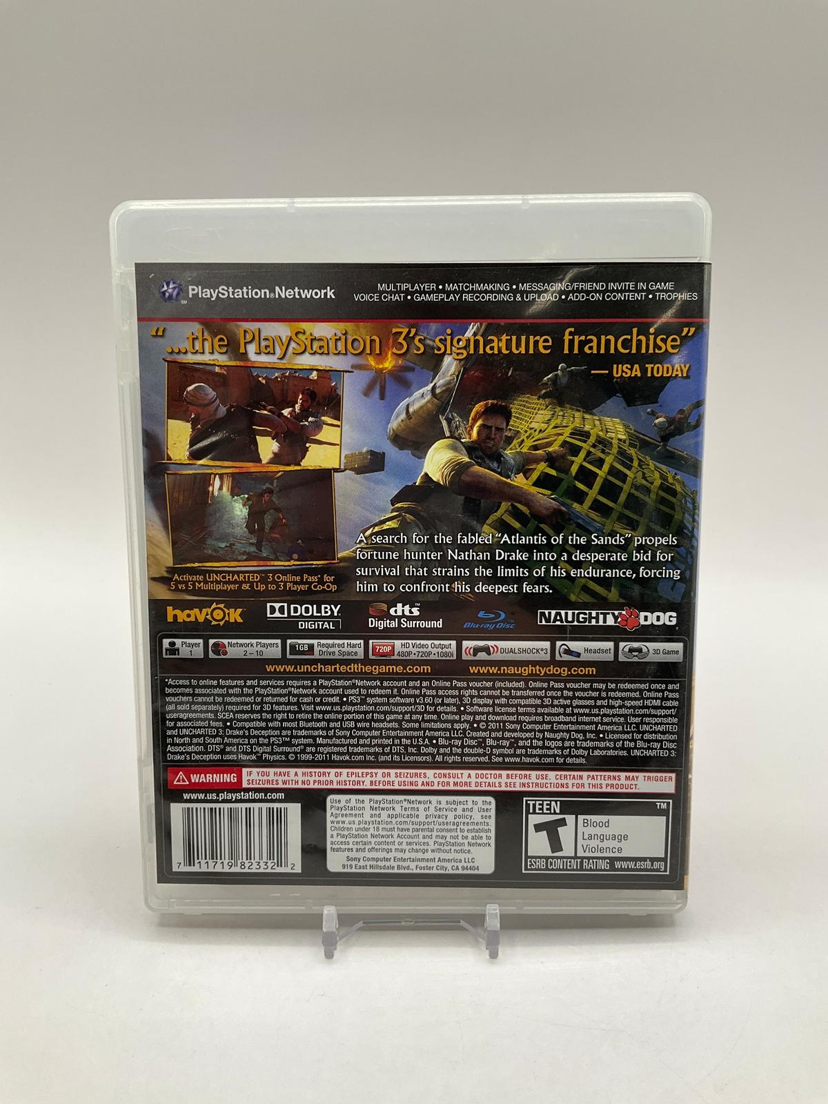 Uncharted 3: Drake's Deception Playstation 3 Used #4