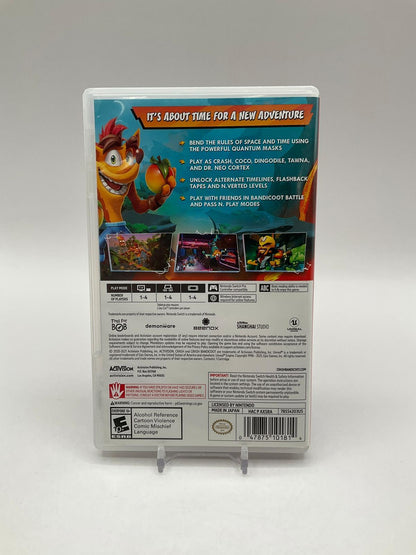 Crash Bandicoot 4: It's About Time Nintendo Switch Used