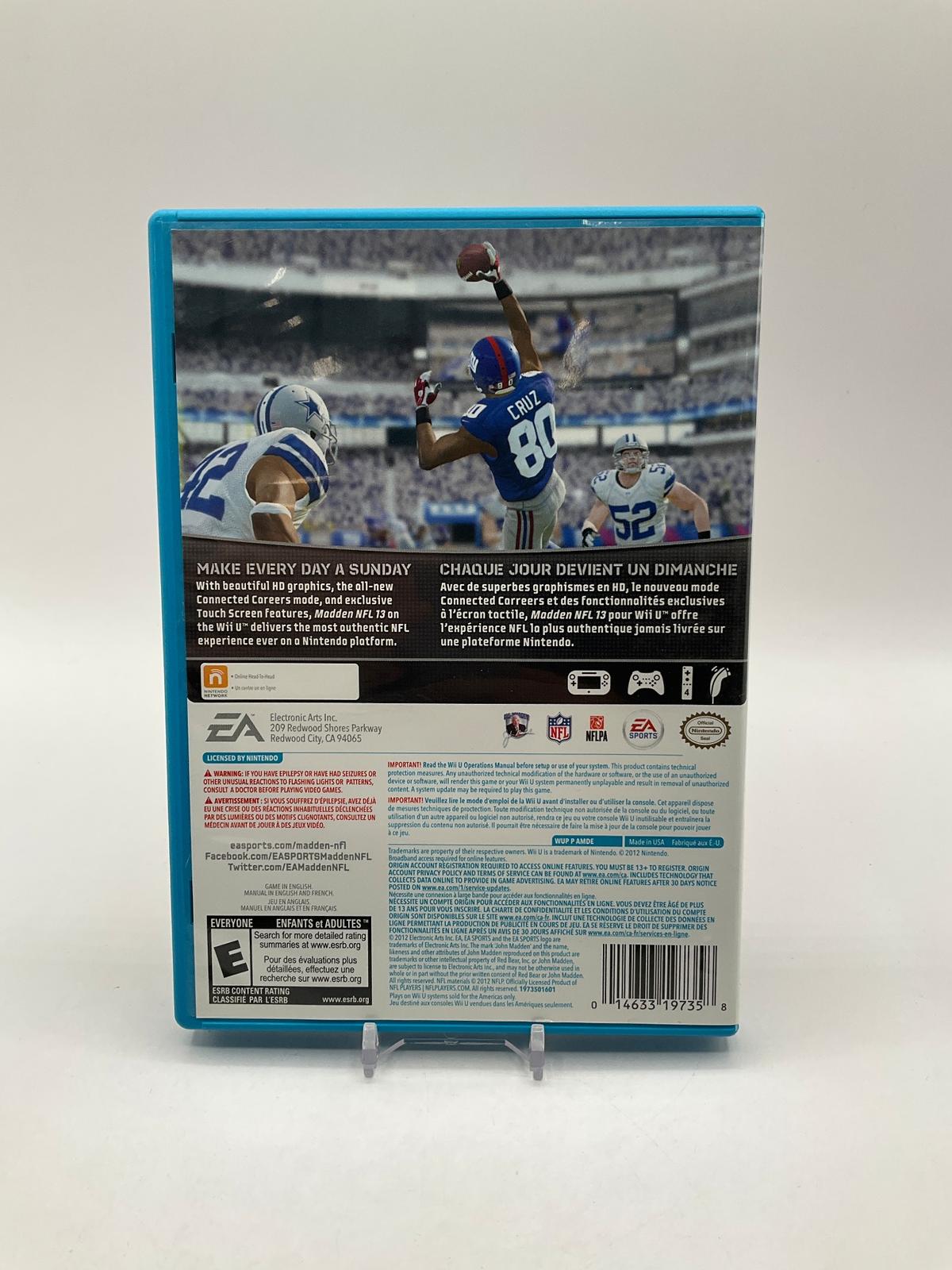 Madden NFL 13 Wii U Used