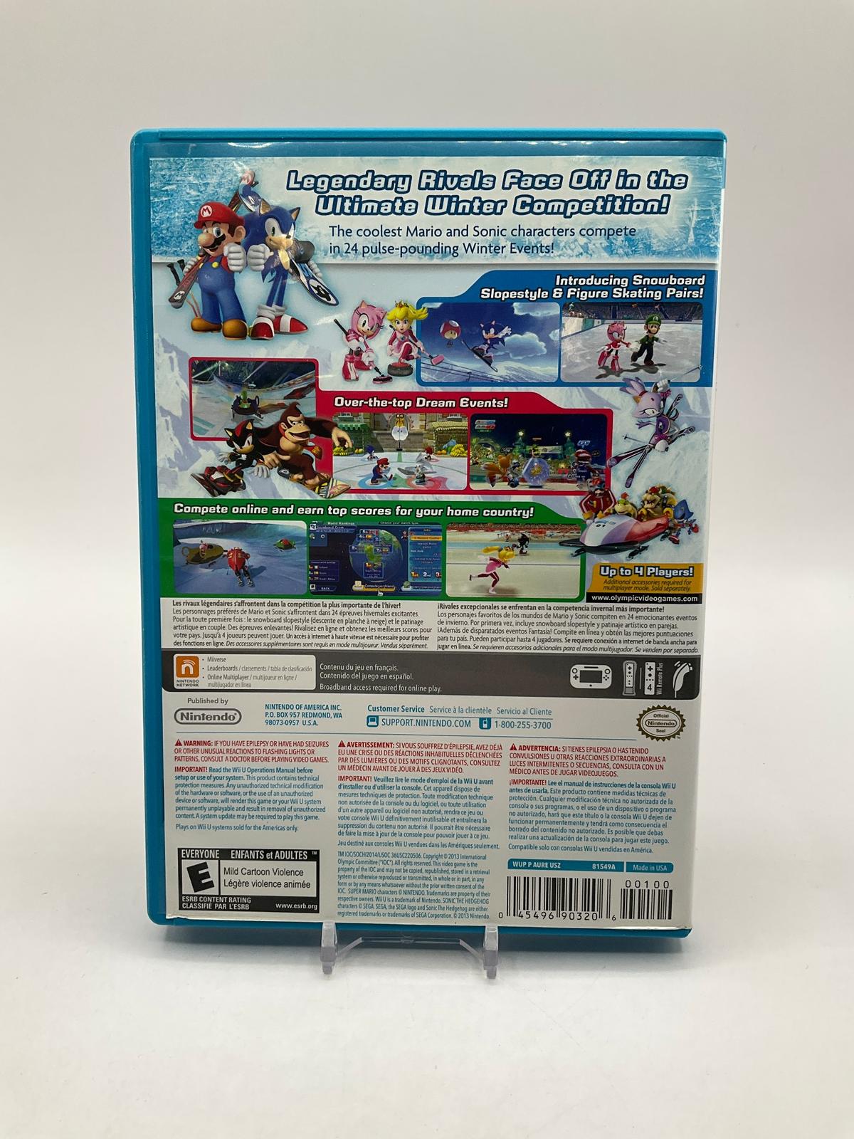 Mario & Sonic at the Sochi 2014 Olympic Games Wii U Used